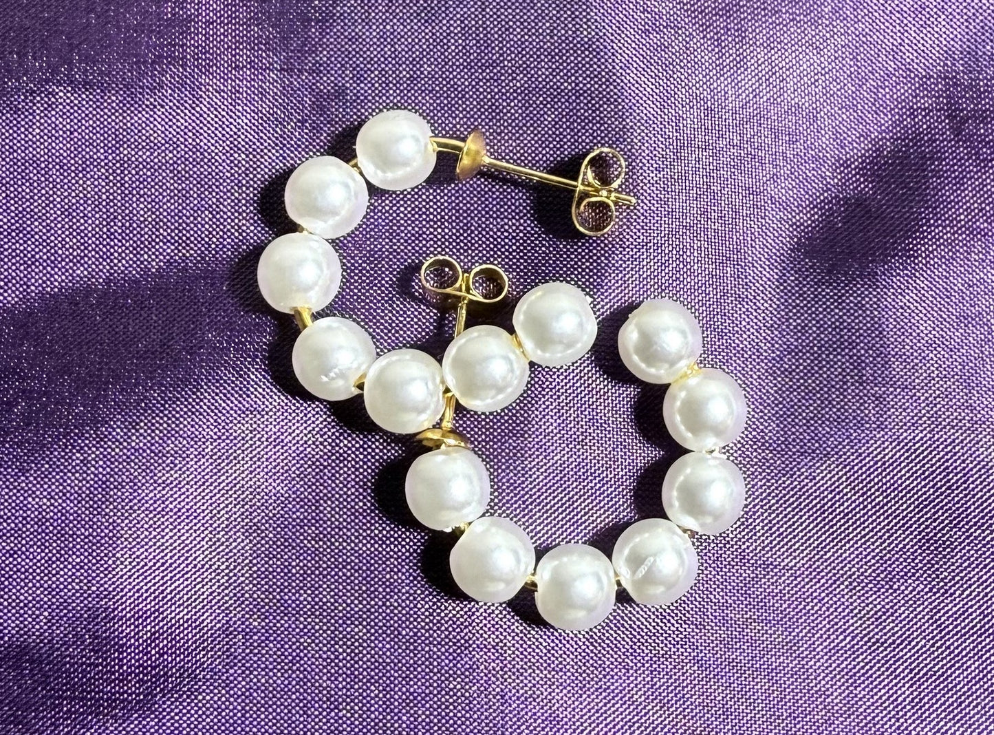 Pearl Hook Earrings