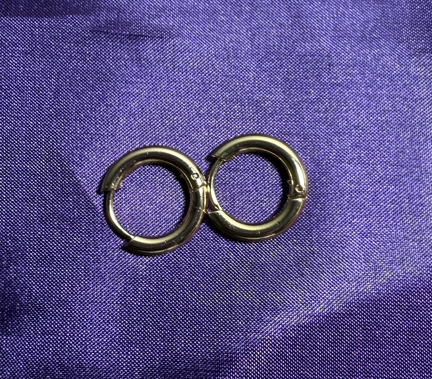 X-Small Gold Hoops