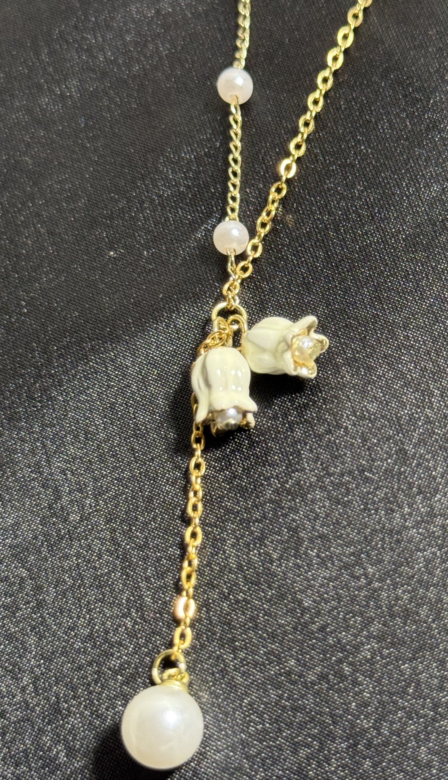Pearl Rose Necklace