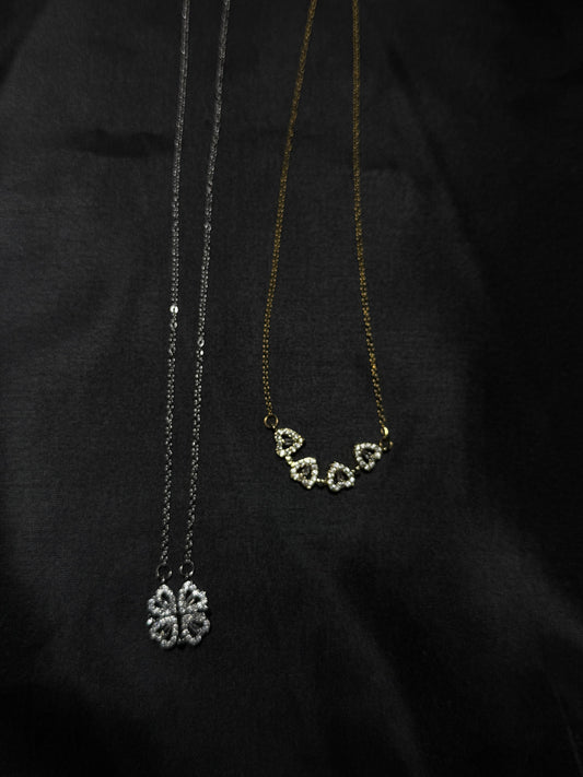 4 Heart Necklace