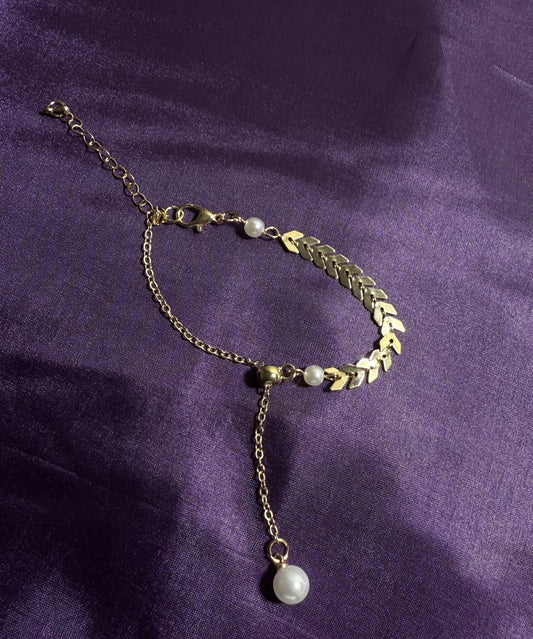 Pearl Arrow Bracelet