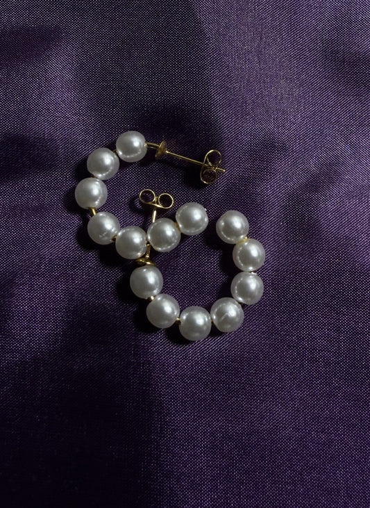 Pearl Hook Earrings