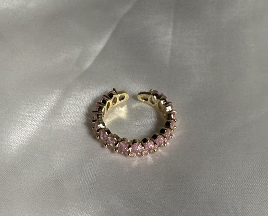 Pink Adjustable Ring