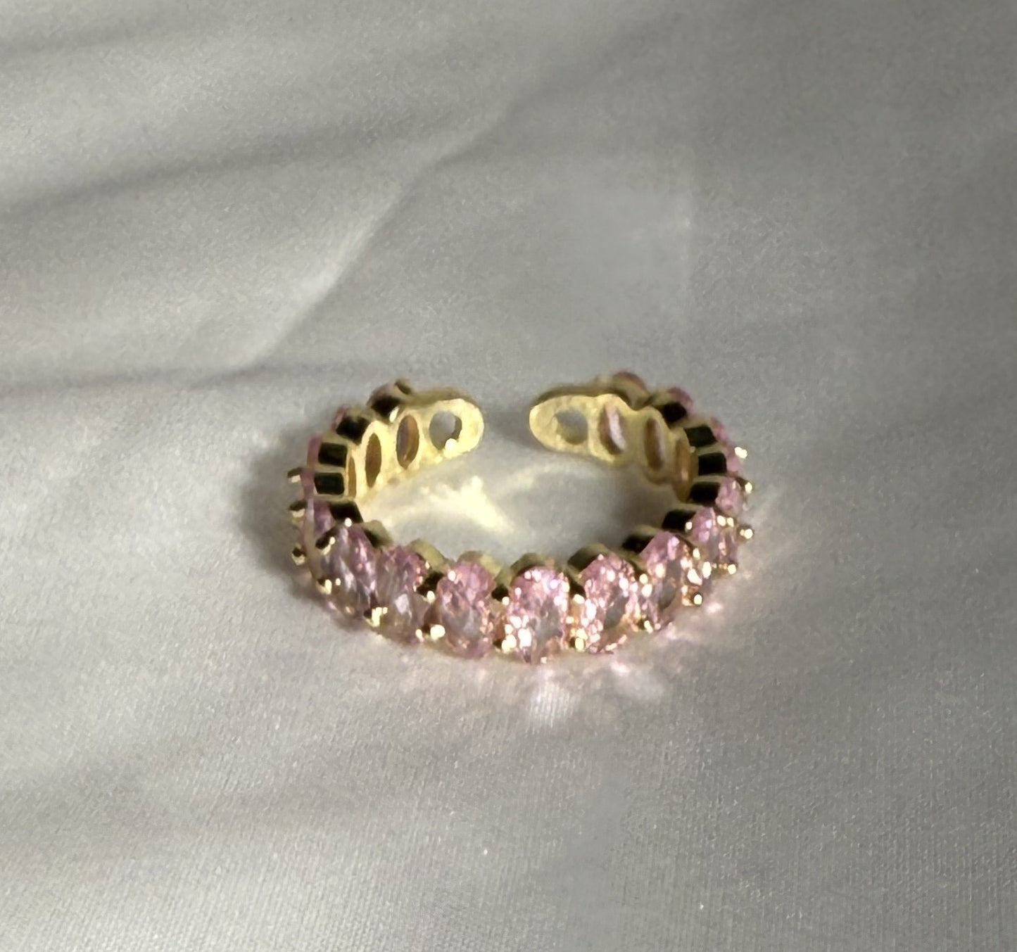 Pink Adjustable Ring