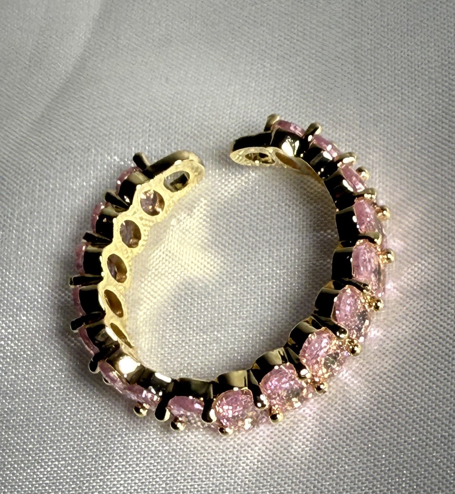 Pink Adjustable Ring